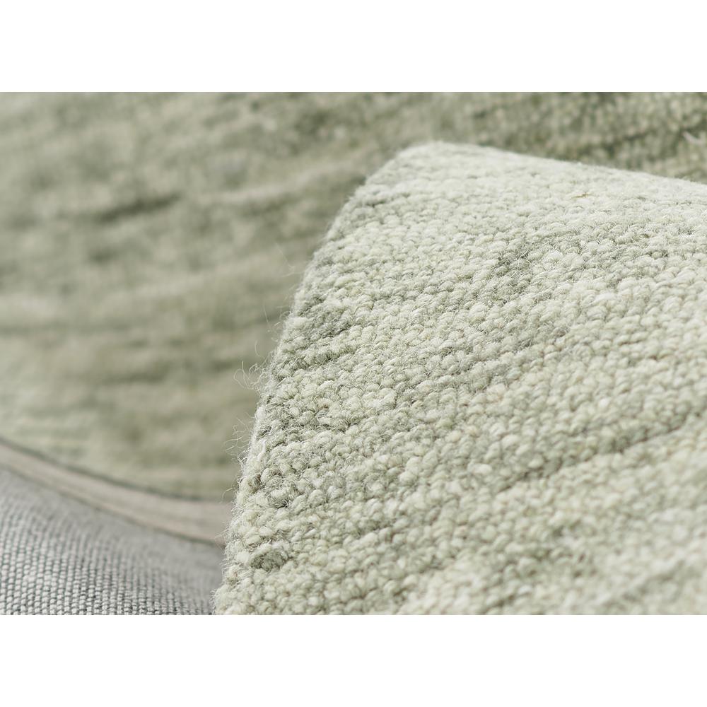 Contemporary Rectangle Area Rug, Sage, 5' X 8'. Picture 4