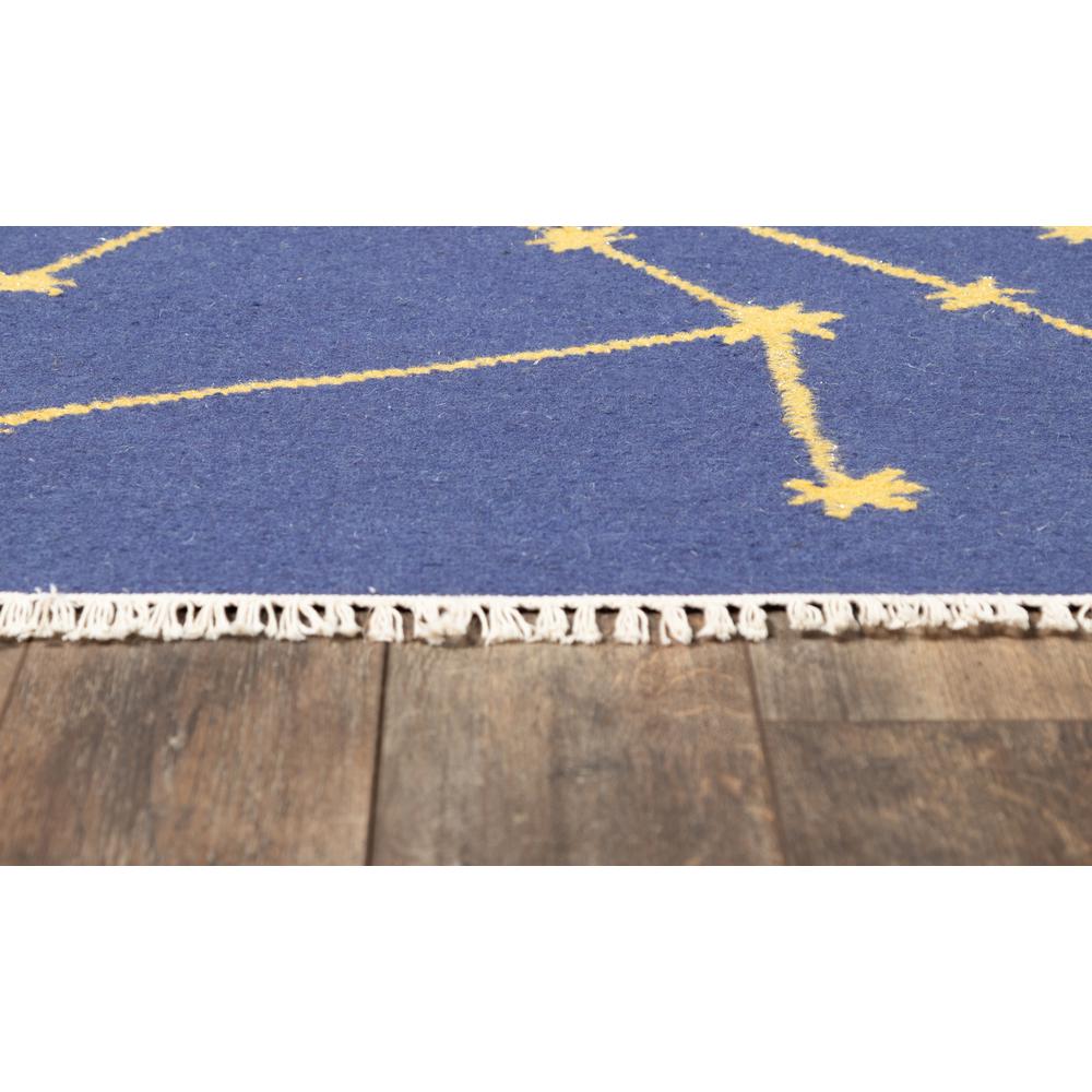 Contemporary Rectangle Area Rug, Navy, 7'9" X 9'9". Picture 3