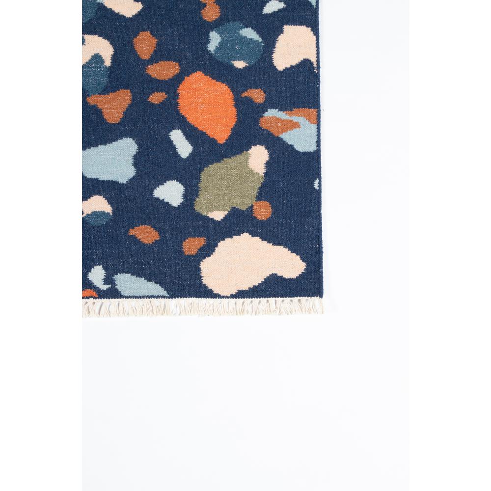 Contemporary Rectangle Area Rug, Navy, 7'9" X 9'9". Picture 2