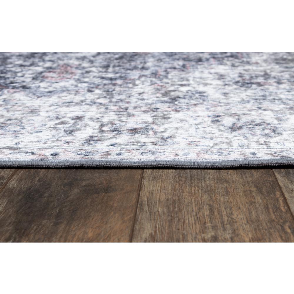 Traditional Rectangle Area Rug, Grey, 6' X 9'. Picture 3