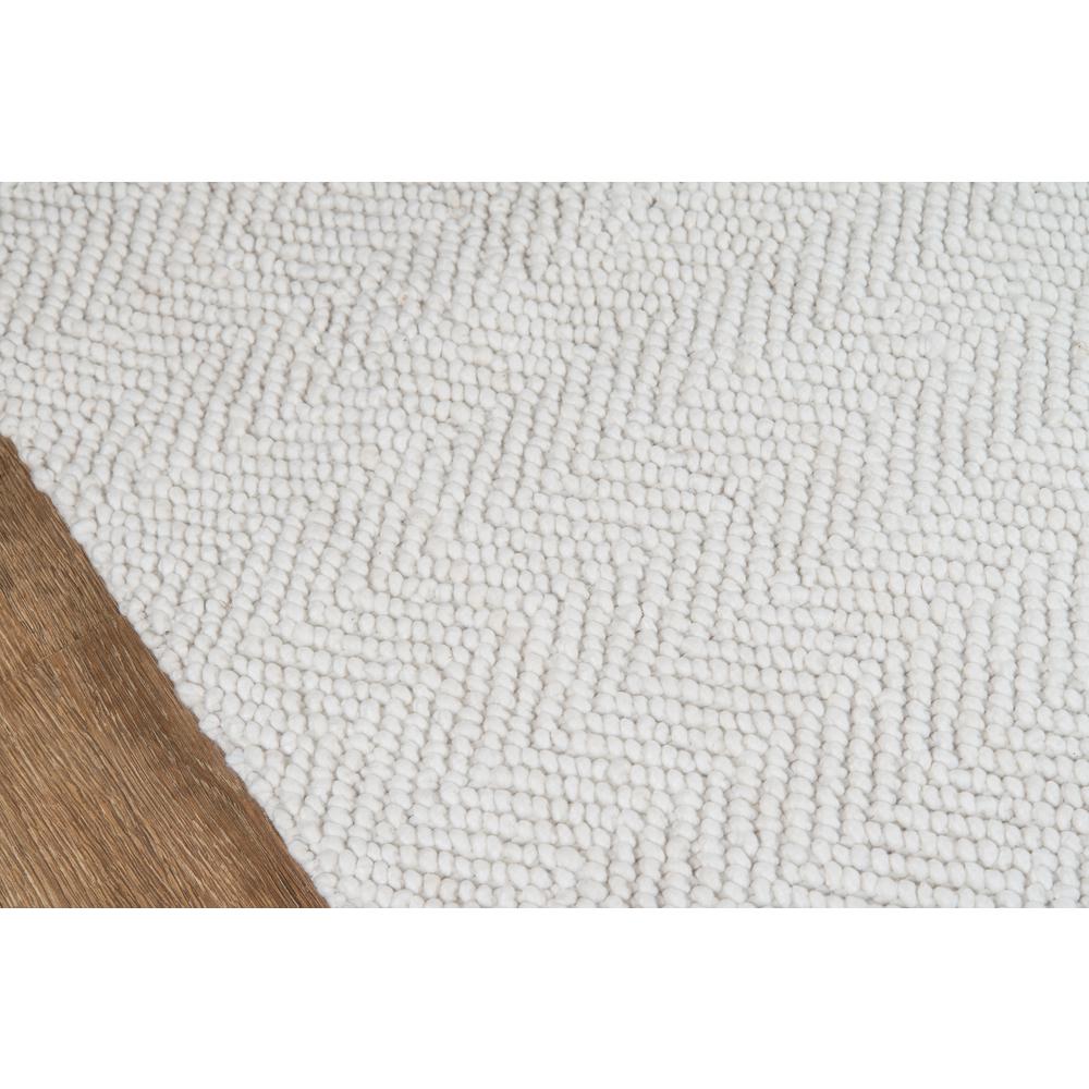 Contemporary Rectangle Area Rug, Ivory, 7'9" X 9'9". Picture 3