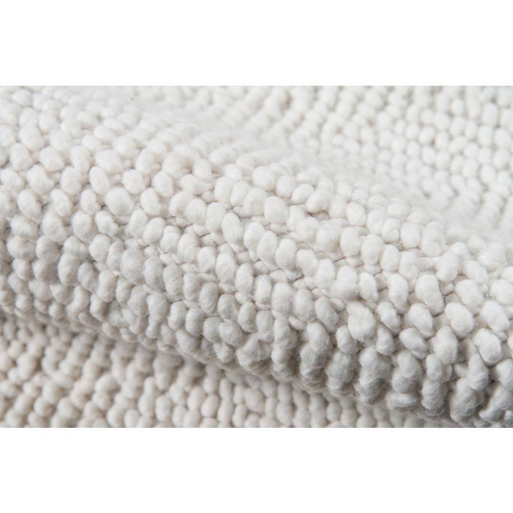 Contemporary Rectangle Area Rug, Ivory, 7'9" X 9'9". Picture 4