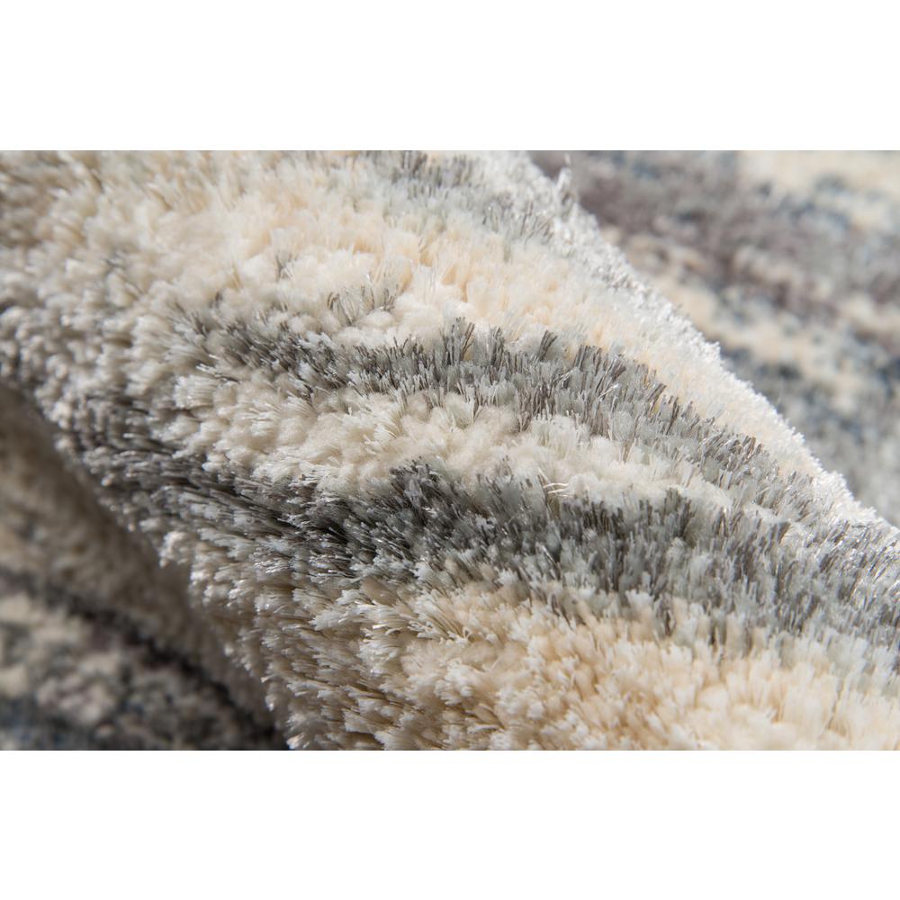 Contemporary Rectangle Area Rug, Grey, 7'10" X 9'10". Picture 4