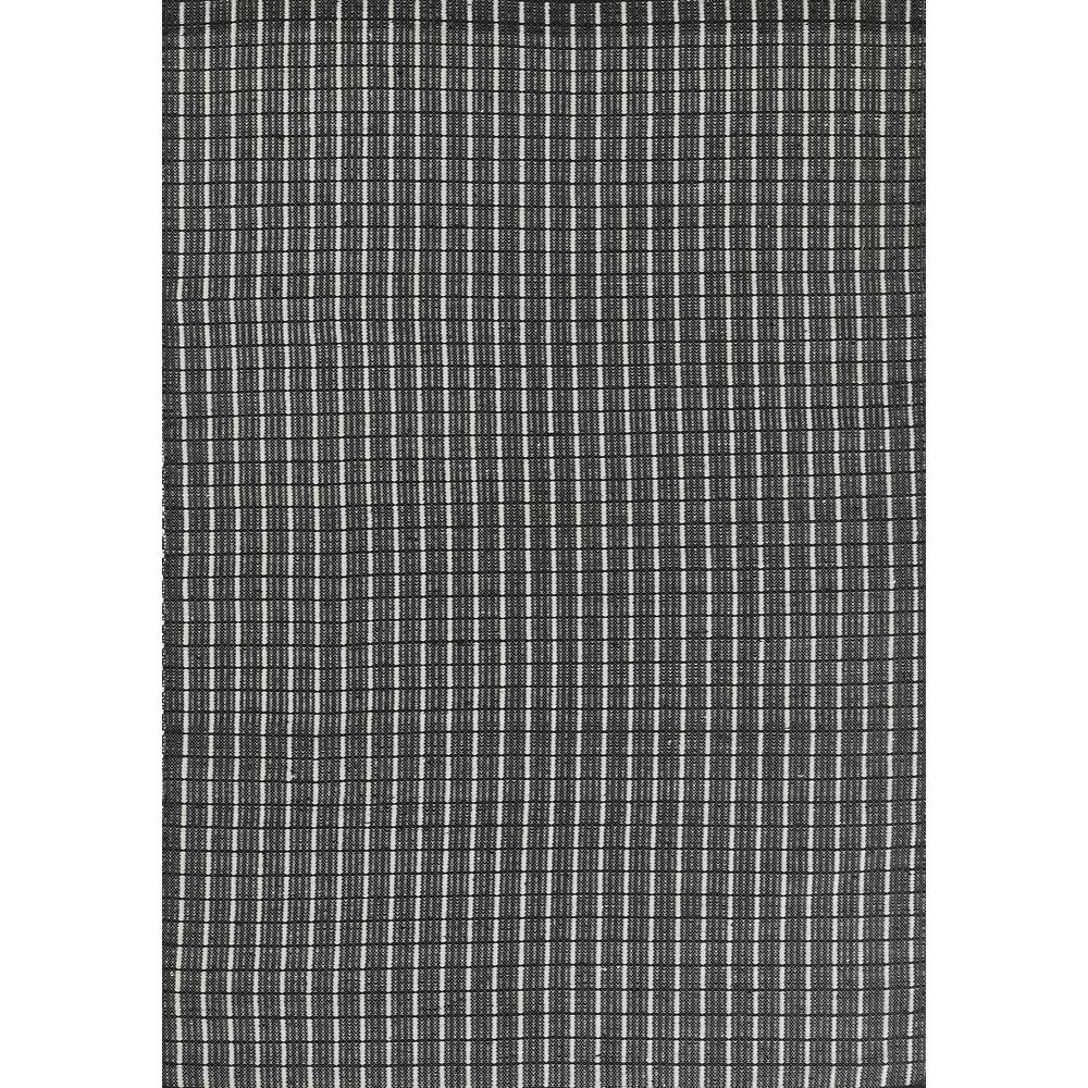 Contemporary Rectangle Area Rug, Black, 5' X 7'6". Picture 1