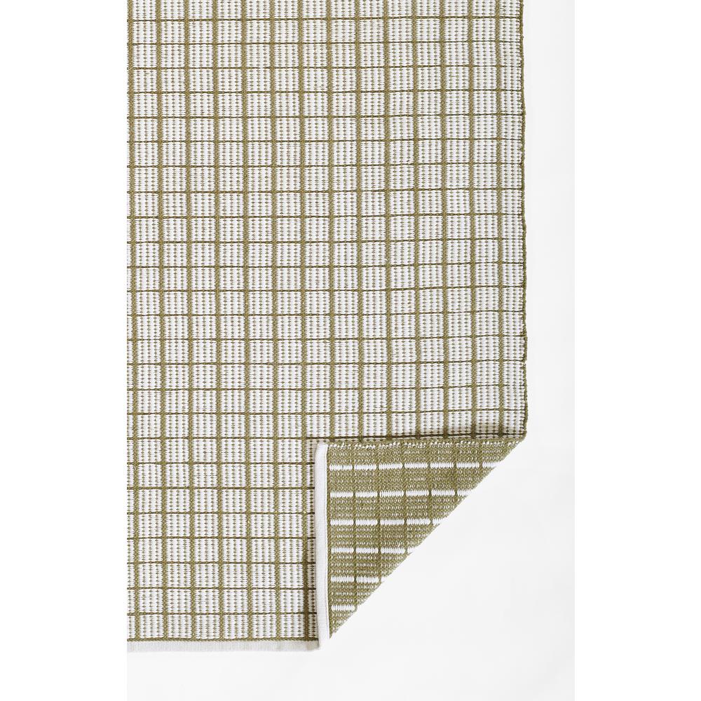 Contemporary Rectangle Area Rug, Green, 5' X 7'6". Picture 3