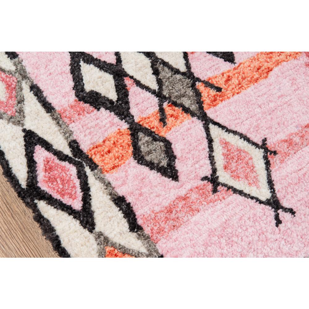Contemporary Rectangle Area Rug, Pink, 7'6" X 9'6". Picture 3