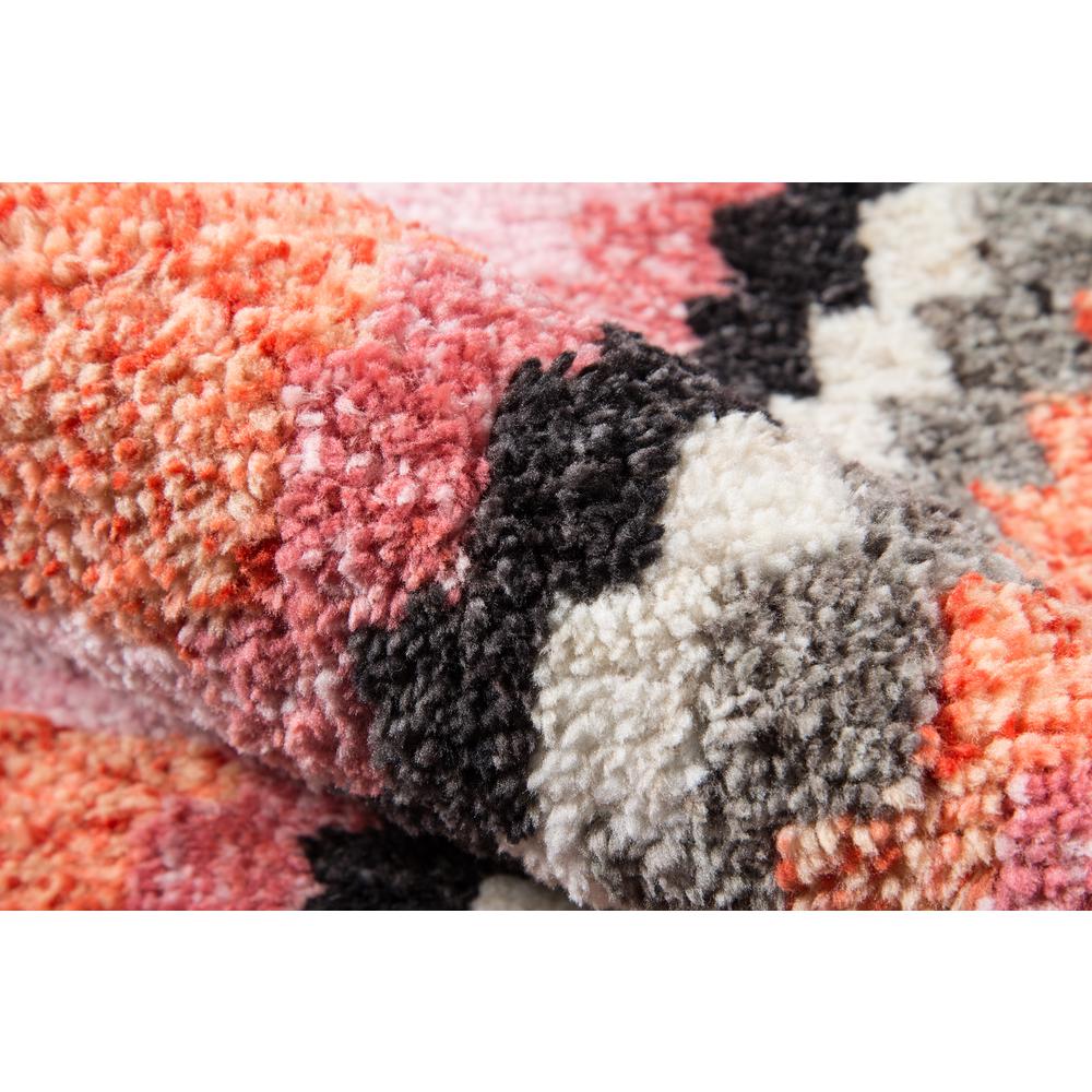 Contemporary Rectangle Area Rug, Pink, 7'6" X 9'6". Picture 4