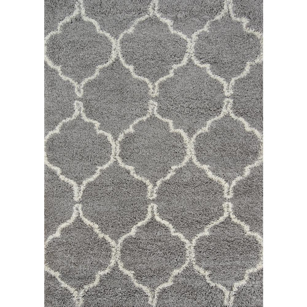 Contemporary Rectangle Area Rug, Grey, 7'10" X 9'10". Picture 1