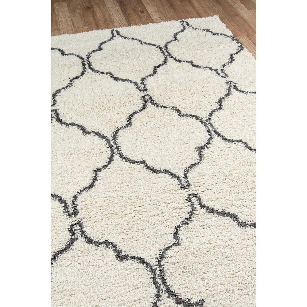 Contemporary Rectangle Area Rug, Ivory, 7'10" X 9'10". Picture 2