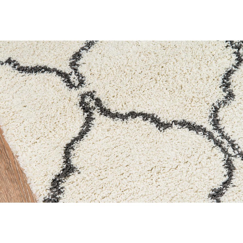 Contemporary Rectangle Area Rug, Ivory, 7'10" X 9'10". Picture 3