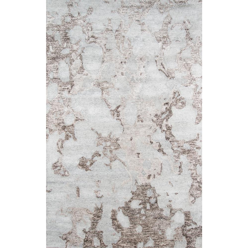 Contemporary Rectangle Area Rug, Grey, 7'6" X 9'6". Picture 1