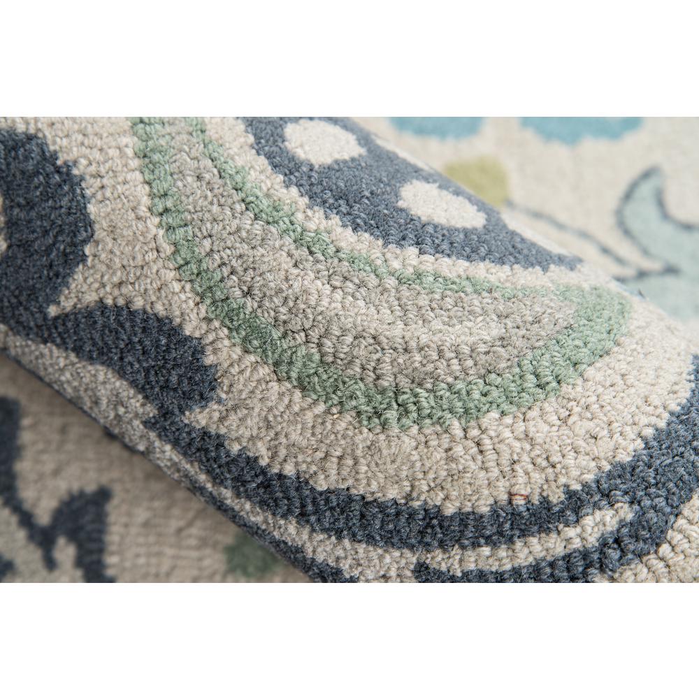 Casual Rectangle Area Rug, Blue, 8' X 10'. Picture 4