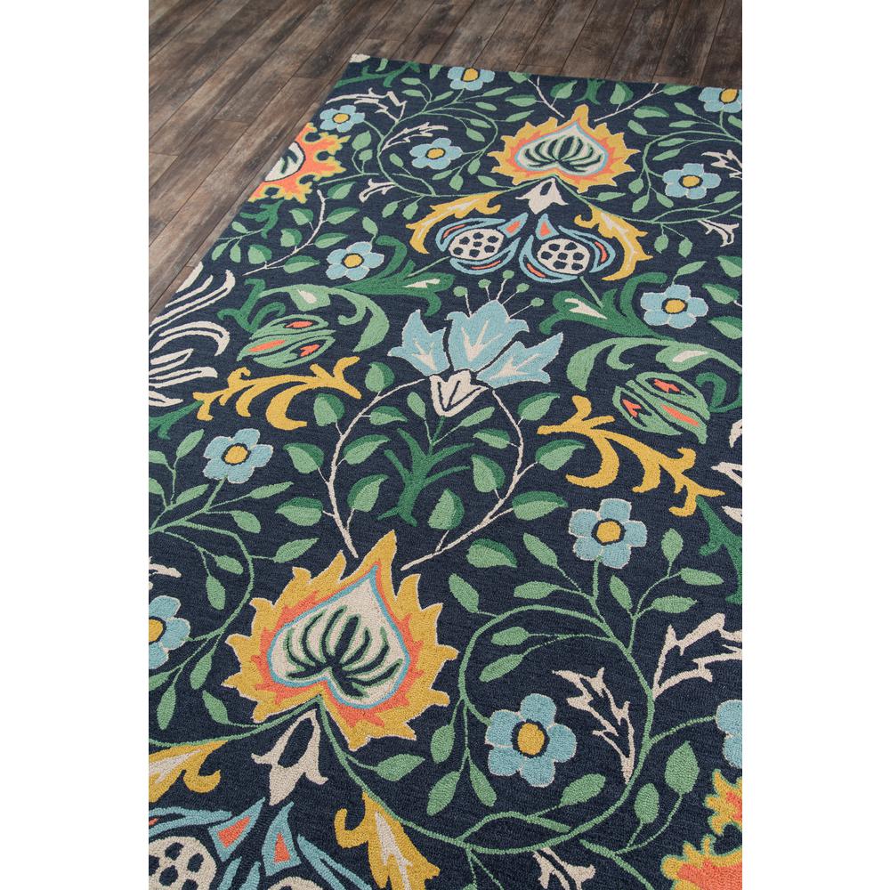 Casual Rectangle Area Rug, Navy, 8' X 10'. Picture 2