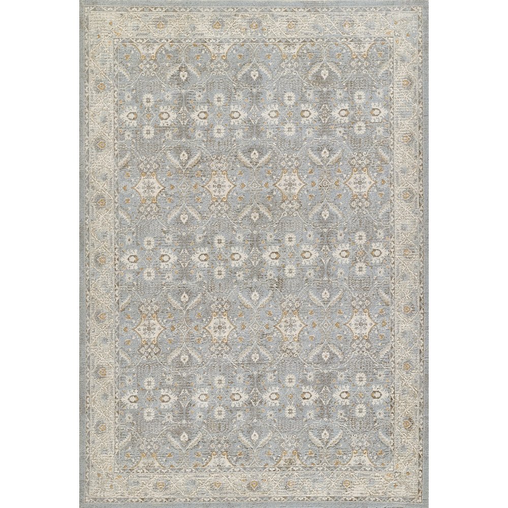 Traditional Rectangle Area Rug, Blue, 8' X 10'. Picture 1