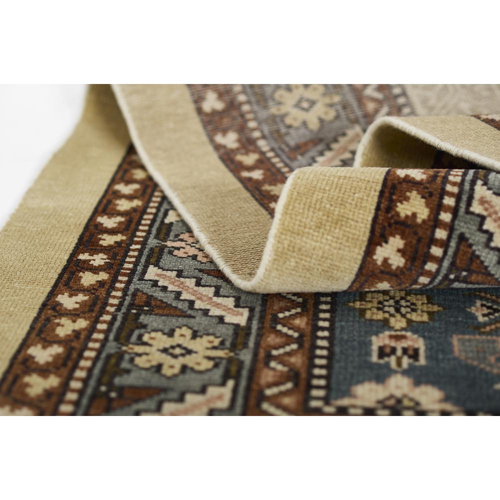 Traditional Rectangle Area Rug, Blue, 8' X 10'. Picture 8