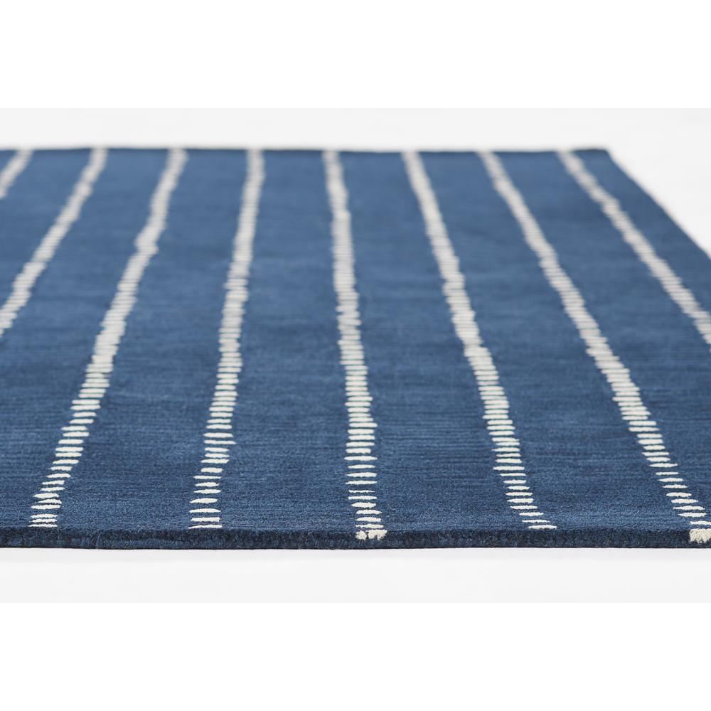 Contemporary Rectangle Area Rug, Navy, 8' X 10'. Picture 3