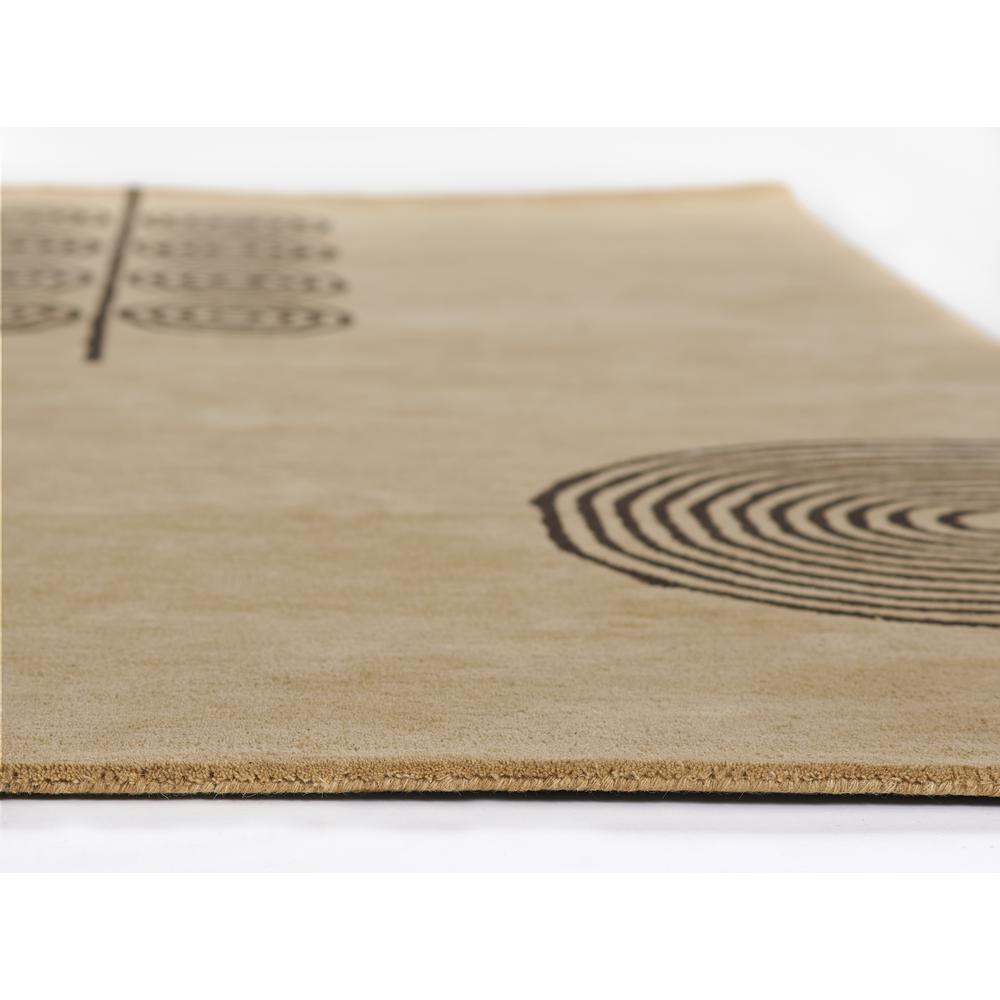 Contemporary Rectangle Area Rug, Beige, 8' X 10'. Picture 5