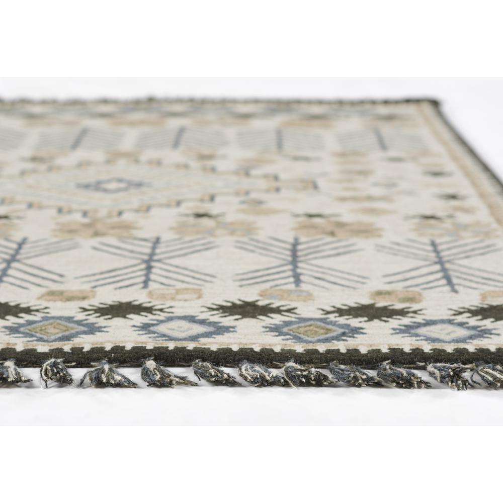 Transitional Rectangle Area Rug, Ivory, 7'6" X 9'6". Picture 3