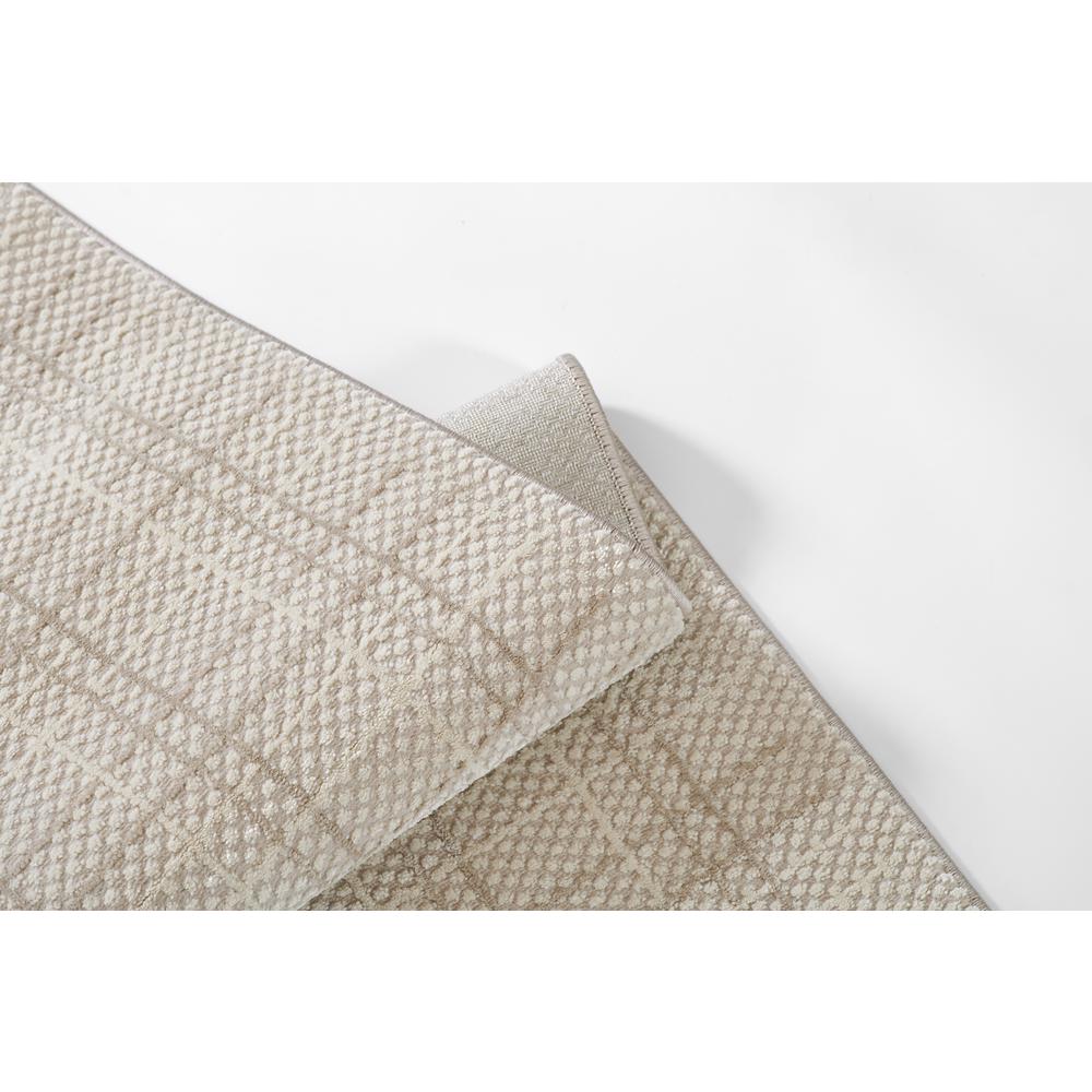 Contemporary Rectangle Area Rug, Beige, 9' X 12'. Picture 8