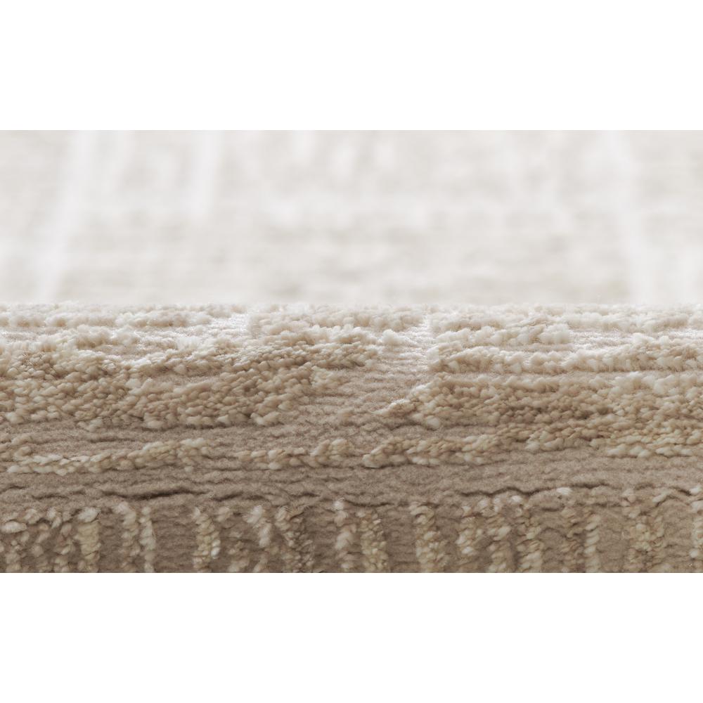 Contemporary Rectangle Area Rug, Beige, 9' X 12'. Picture 4