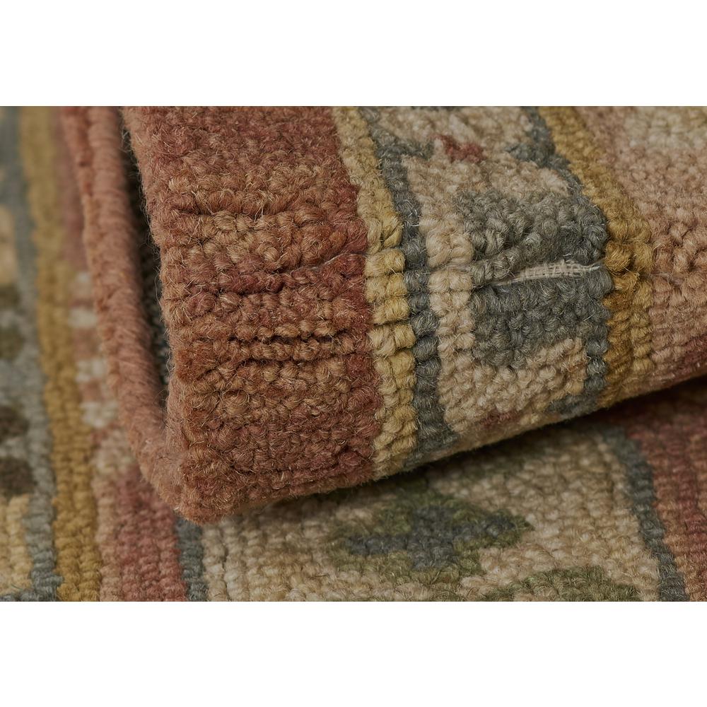 Traditional Rectangle Area Rug, Rose, 7'6" X 9'6". Picture 4