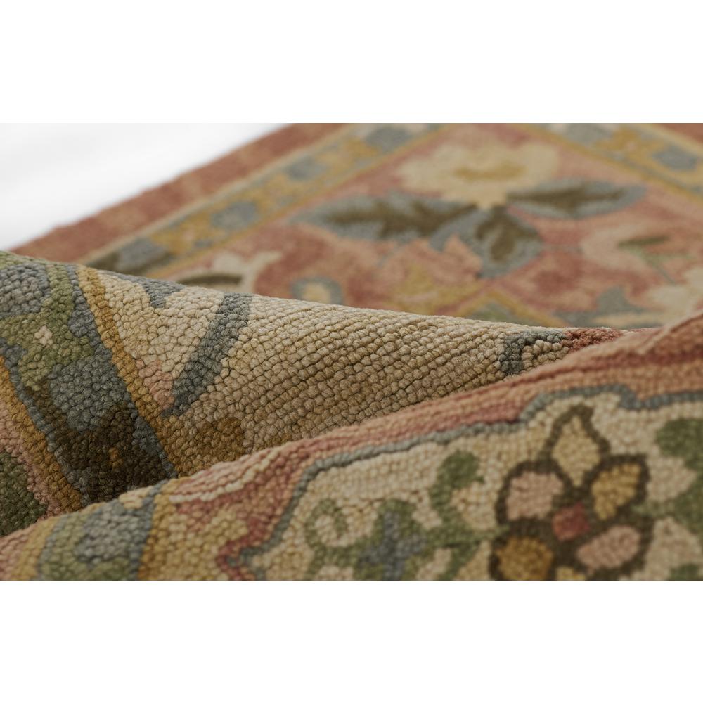 Traditional Rectangle Area Rug, Rose, 7'6" X 9'6". Picture 7