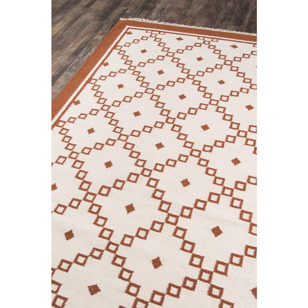 Contemporary Rectangle Area Rug, Rust, 7'6" X 9'6". Picture 2