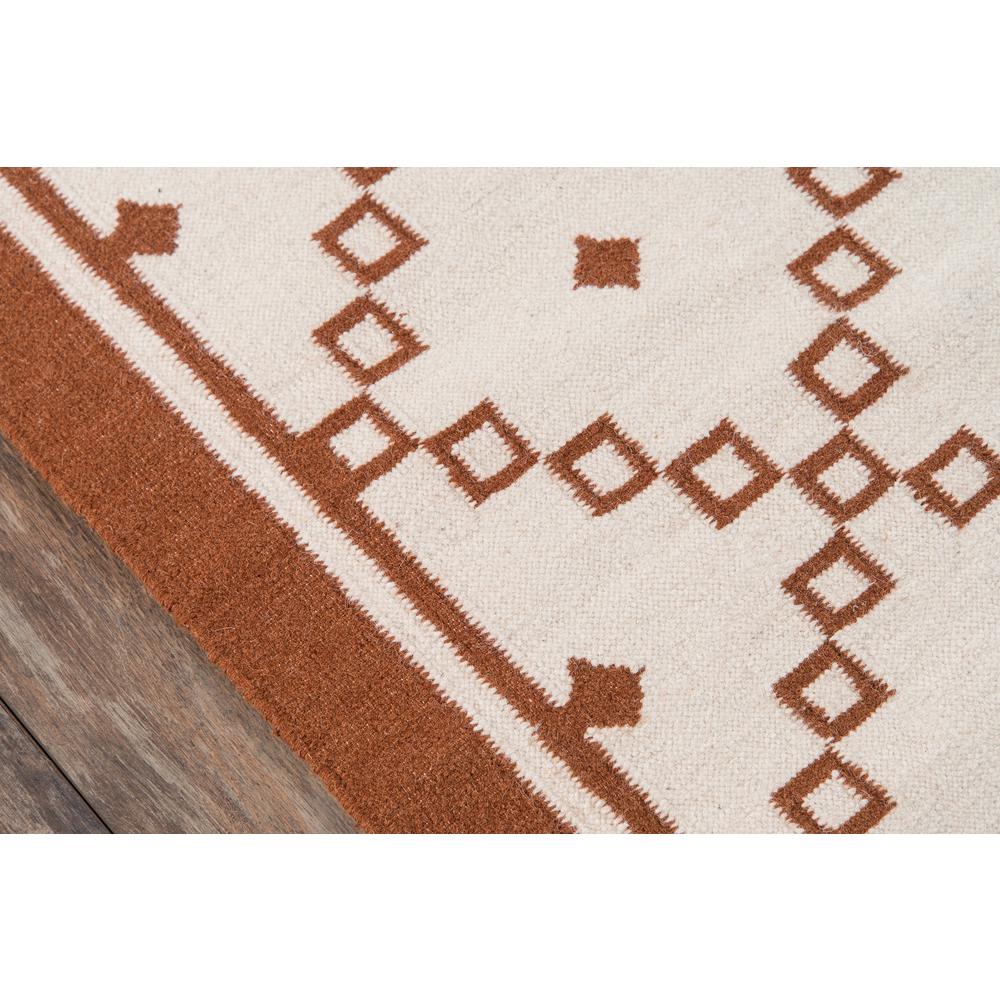 Contemporary Rectangle Area Rug, Rust, 7'6" X 9'6". Picture 3