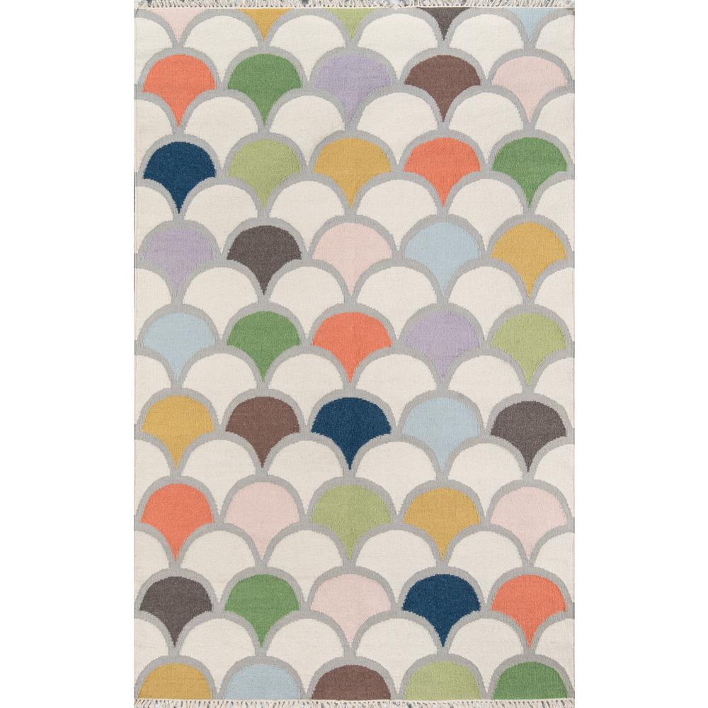 Contemporary Rectangle Area Rug, Multi, 7'6" X 9'6". Picture 1