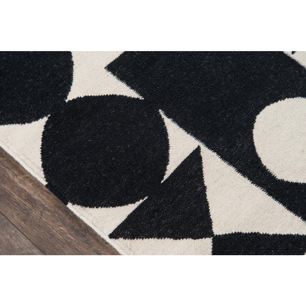 Contemporary Rectangle Area Rug, Black, 7'6" X 9'6". Picture 3