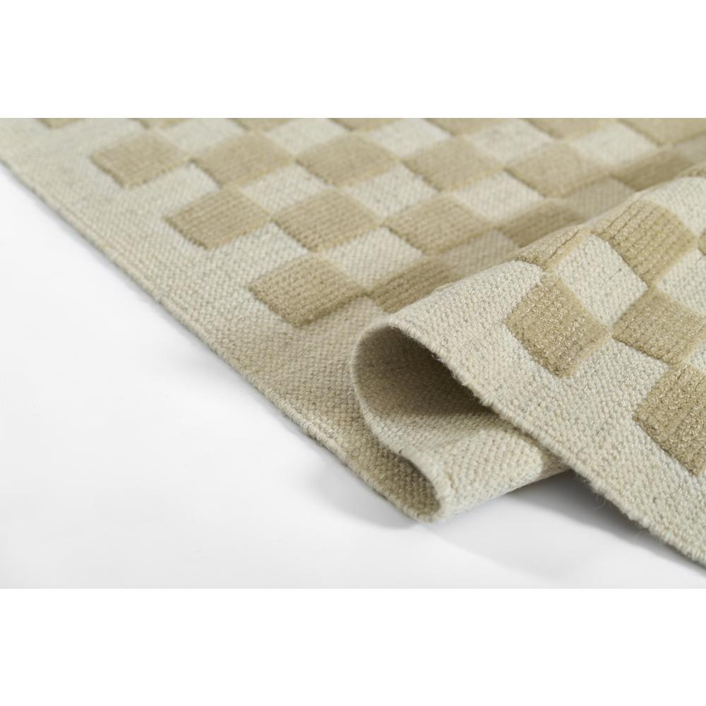 Contemporary Rectangle Area Rug, Beige, 6'3" X 9'. Picture 9