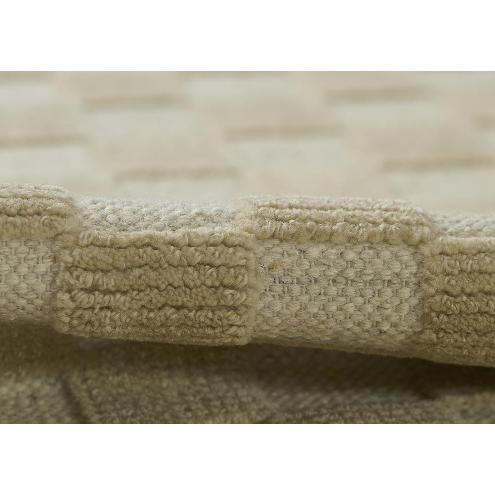 Contemporary Rectangle Area Rug, Beige, 6'3" X 9'. Picture 4