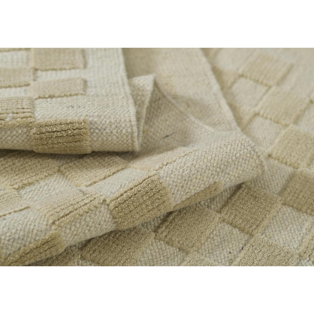 Contemporary Rectangle Area Rug, Beige, 6'3" X 9'. Picture 8