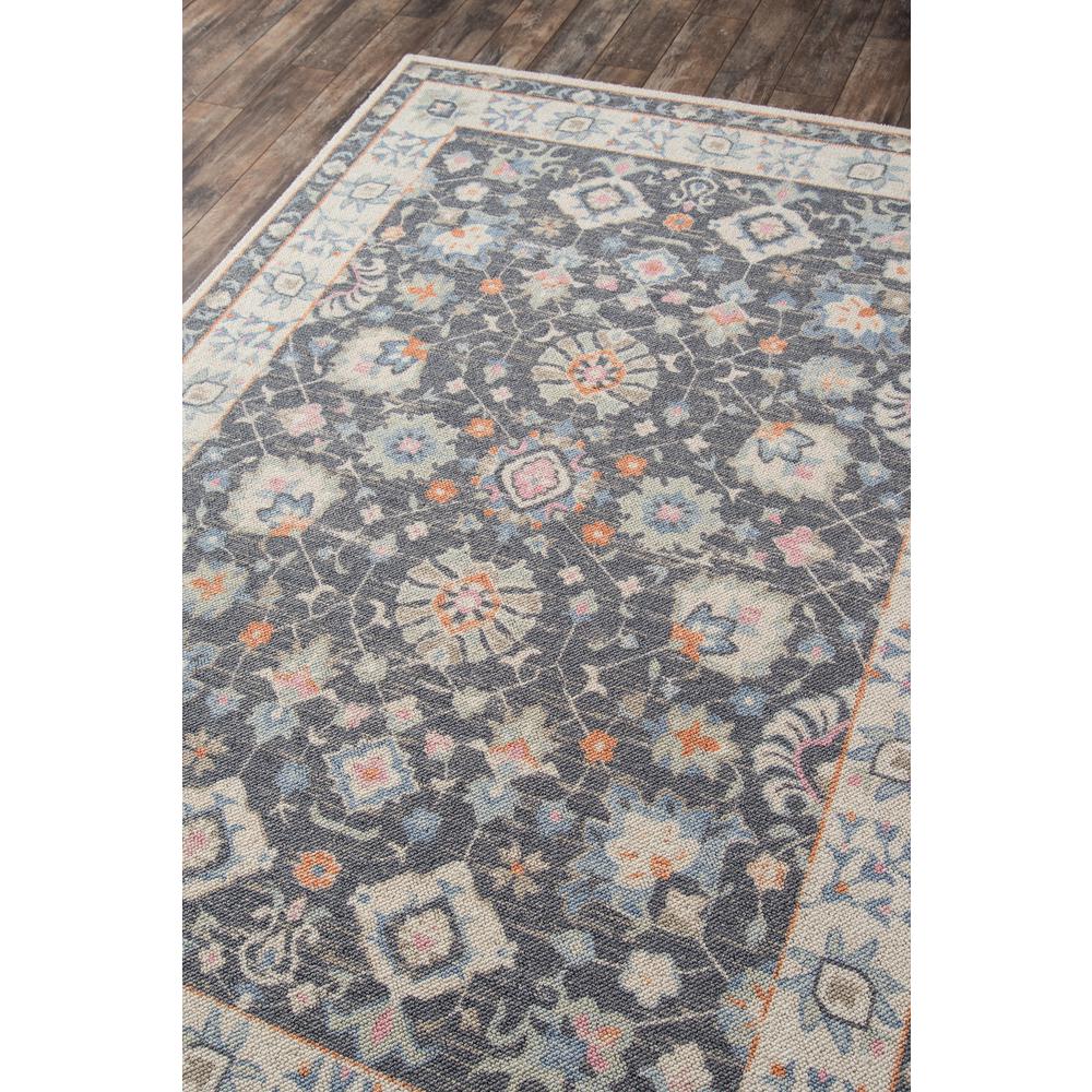 Traditional Rectangle Area Rug, Charcoal, 7'9" X 9'10". Picture 2