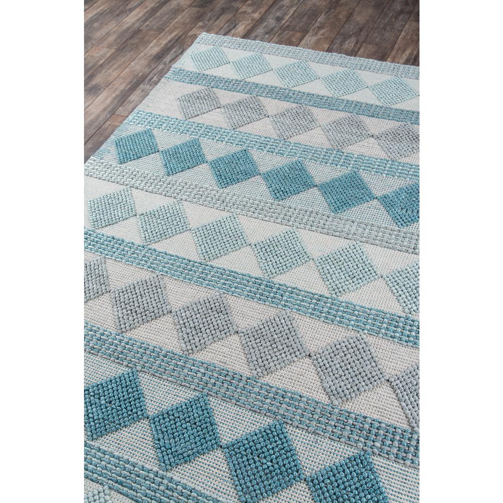 Contemporary Rectangle Area Rug, Blue, 7'9" X 9'9". Picture 2