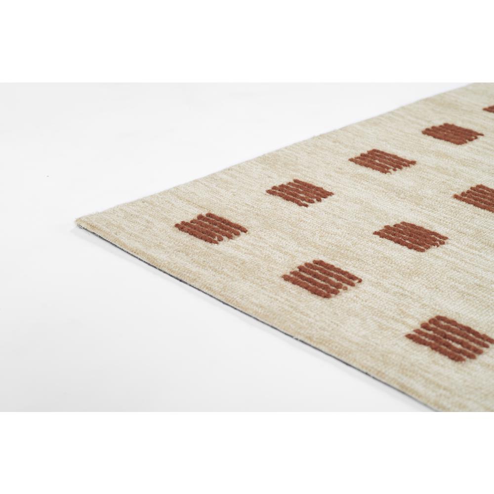 Contemporary Rectangle Area Rug, Rust, 9' X 12'. Picture 5
