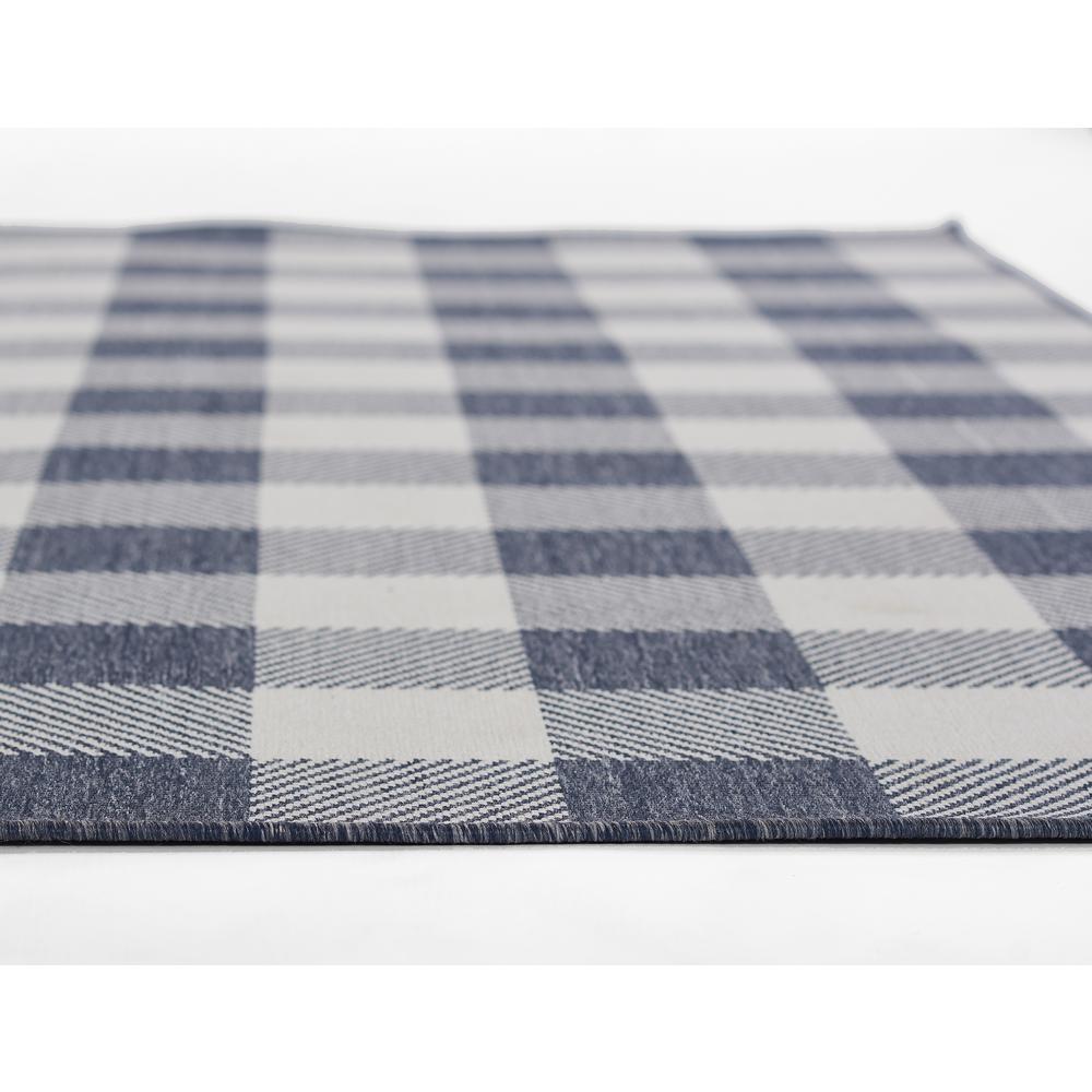 Modern Rectangle Area Rug, Denim, 6'7" X 9'6". Picture 6