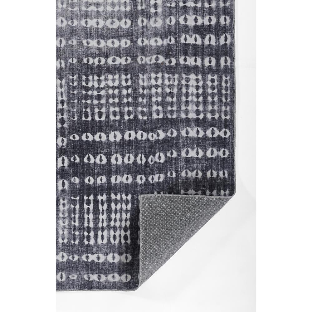 Contemporary Rectangle Area Rug, Charcoal, 7'6" X 9'6". Picture 3