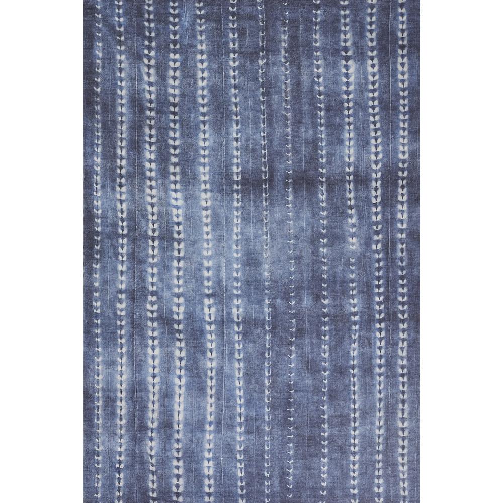 Contemporary Rectangle Area Rug, Denim, 7'6" X 9'6". Picture 1