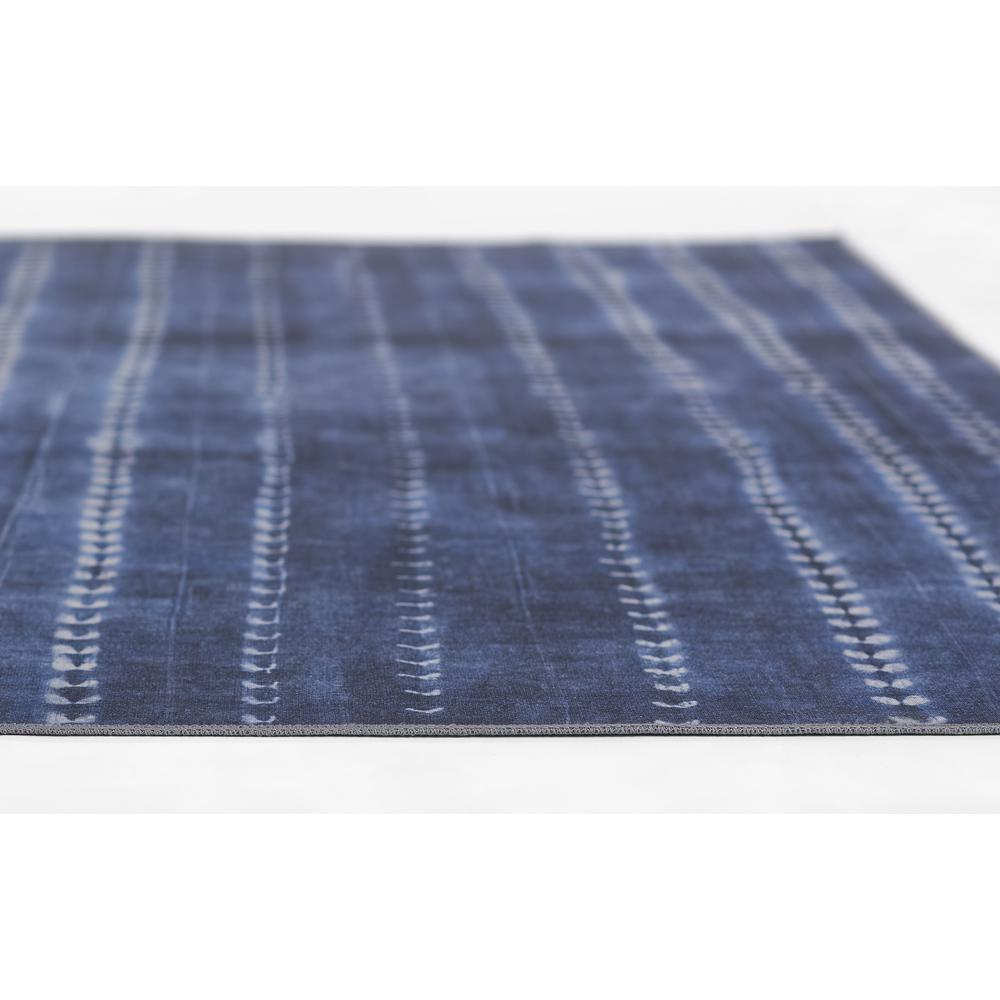 Contemporary Rectangle Area Rug, Denim, 7'6" X 9'6". Picture 3