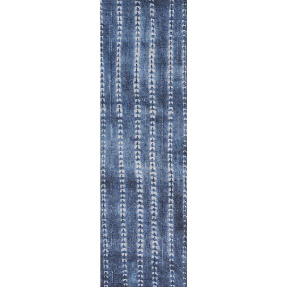 Contemporary Rectangle Area Rug, Denim, 7'6" X 9'6". Picture 5
