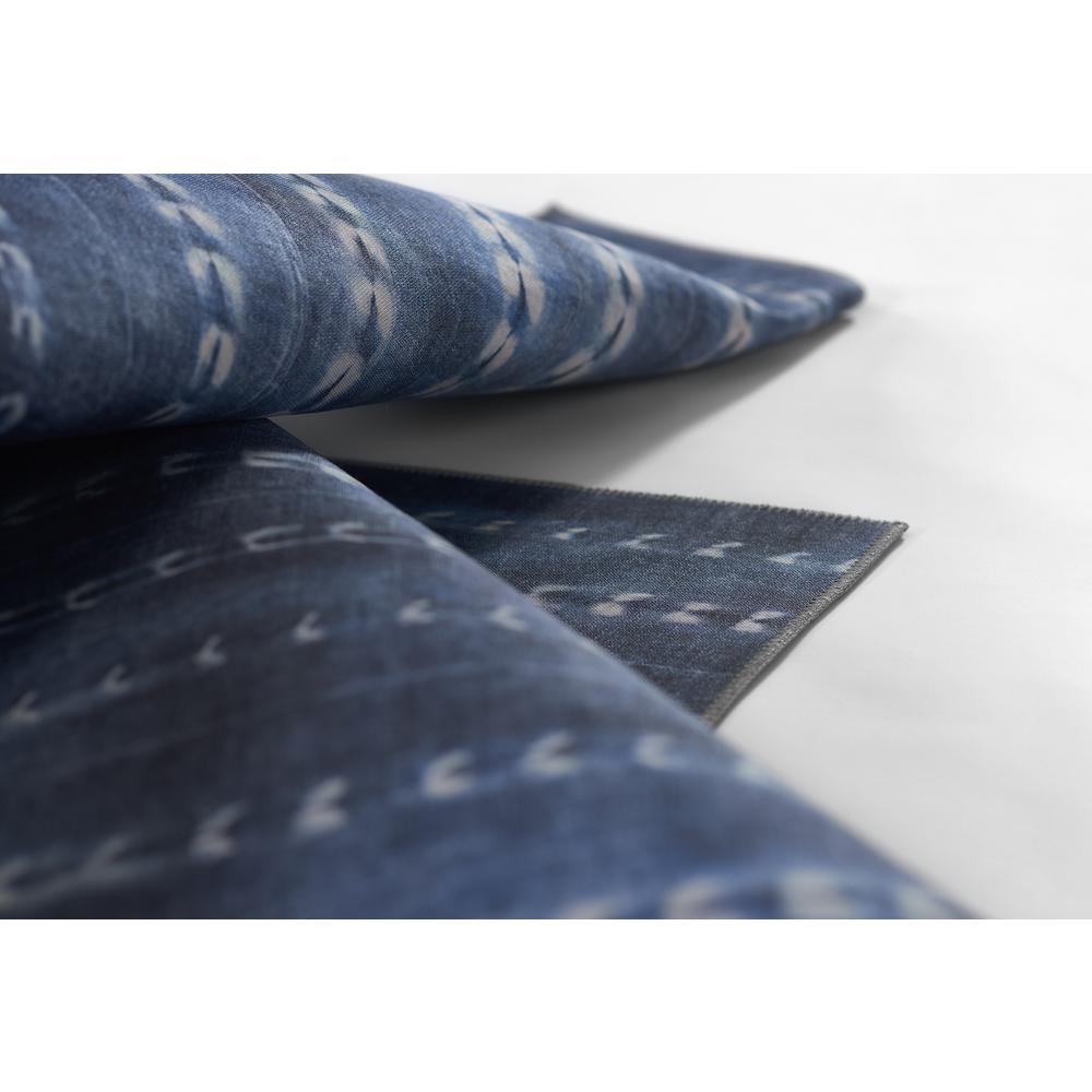Contemporary Rectangle Area Rug, Denim, 7'6" X 9'6". Picture 7