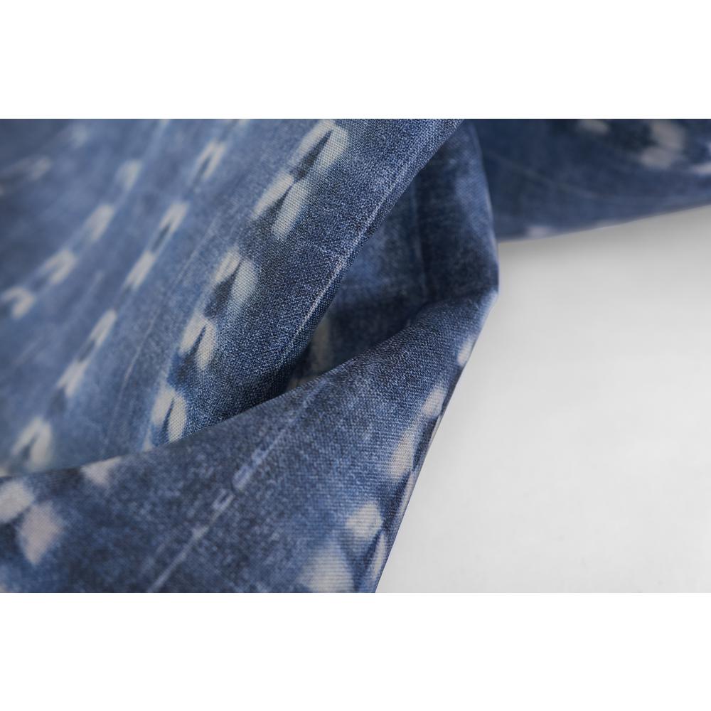 Contemporary Rectangle Area Rug, Denim, 7'6" X 9'6". Picture 8