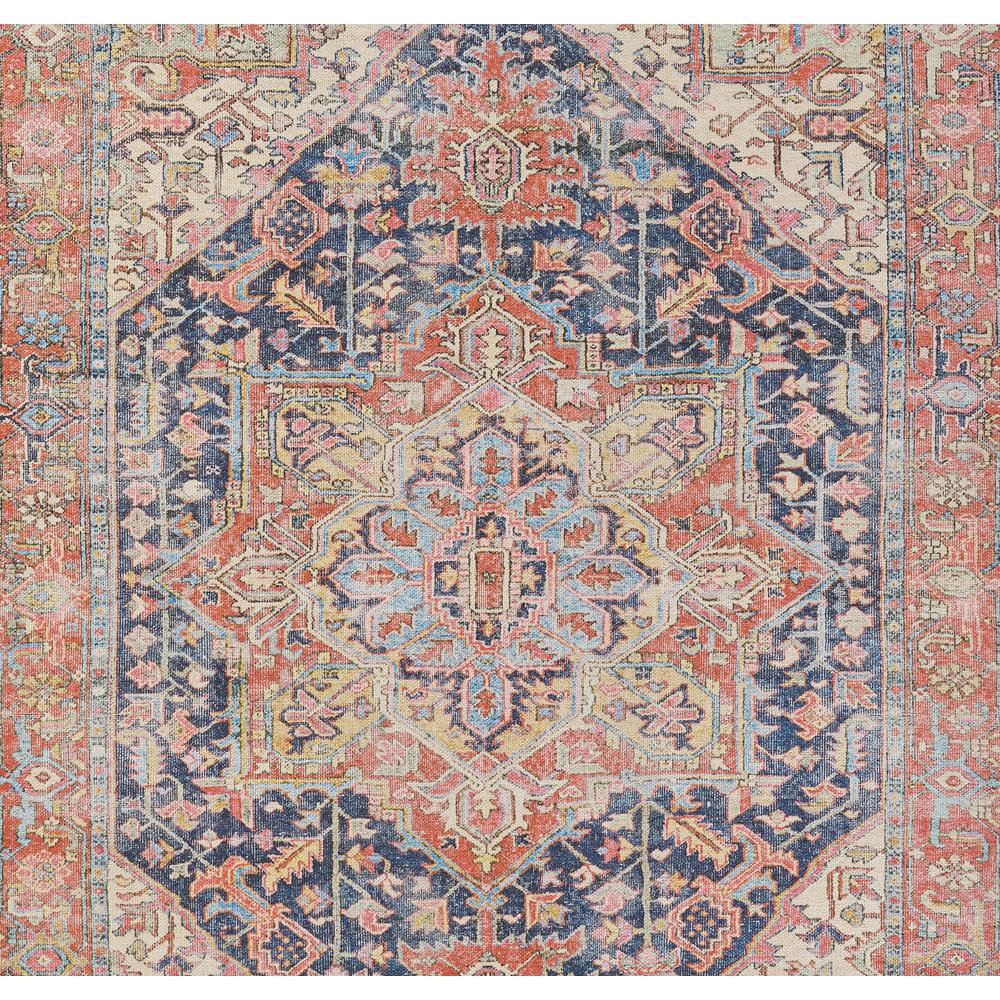 Traditional Rectangle Area Rug, Navy, 9'6" X 12'6". Picture 7