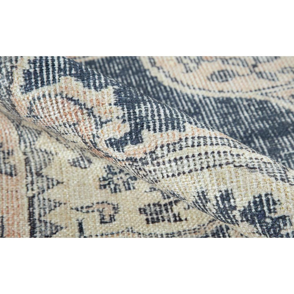 Traditional Rectangle Area Rug, Navy, 9'6" X 12'6". Picture 4