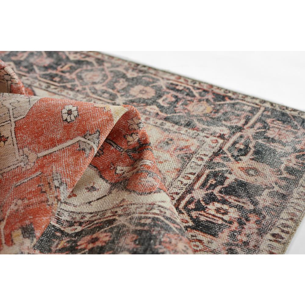 Traditional Rectangle Area Rug, Rust, 9'6" X 12'6". Picture 9