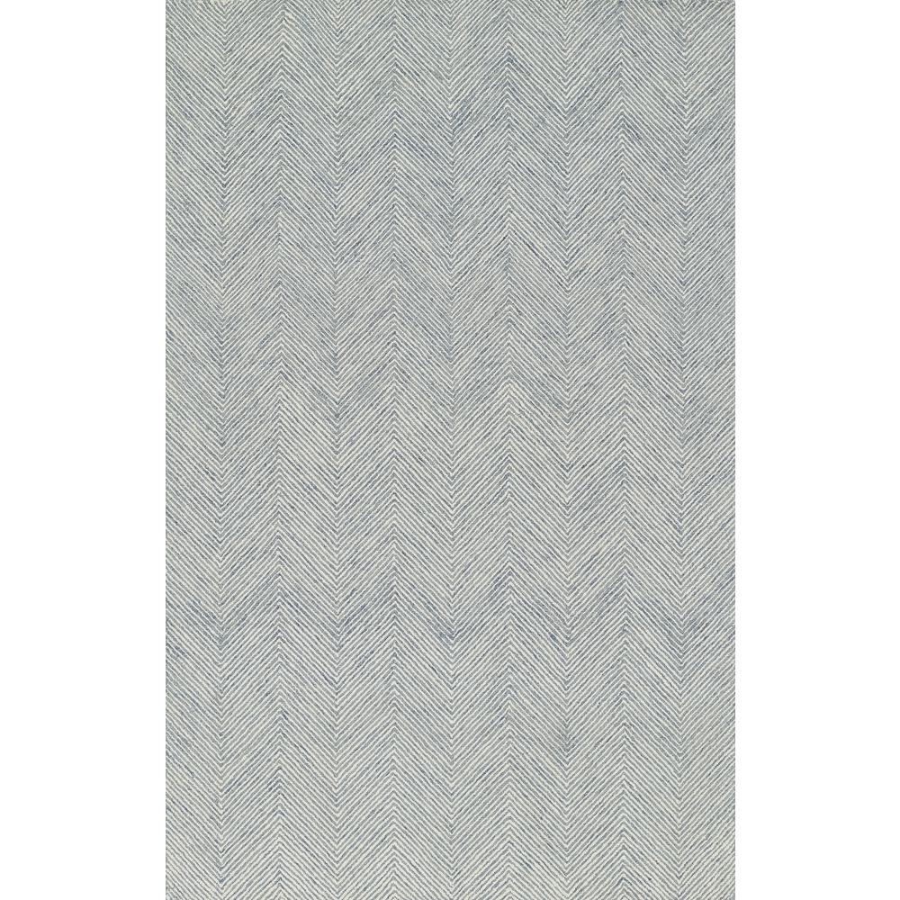 Contemporary Rectangle Area Rug, Blue, 9' X 12'. Picture 1