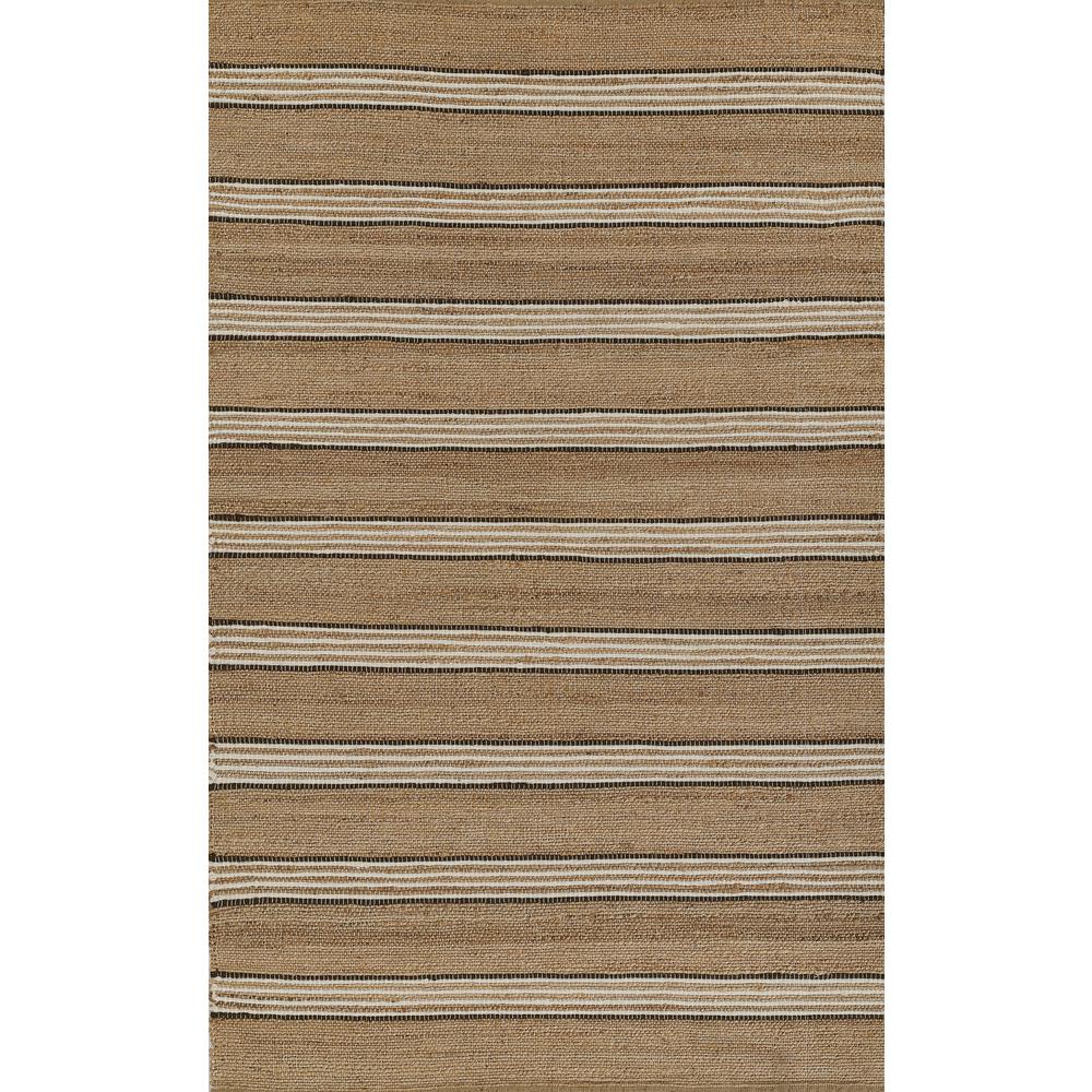 Contemporary Rectangle Area Rug, Brown, 9' X 12'. Picture 1