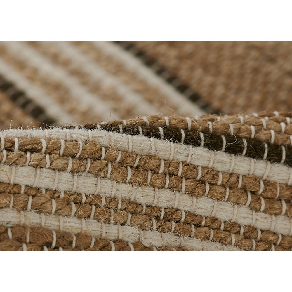 Contemporary Rectangle Area Rug, Brown, 9' X 12'. Picture 4
