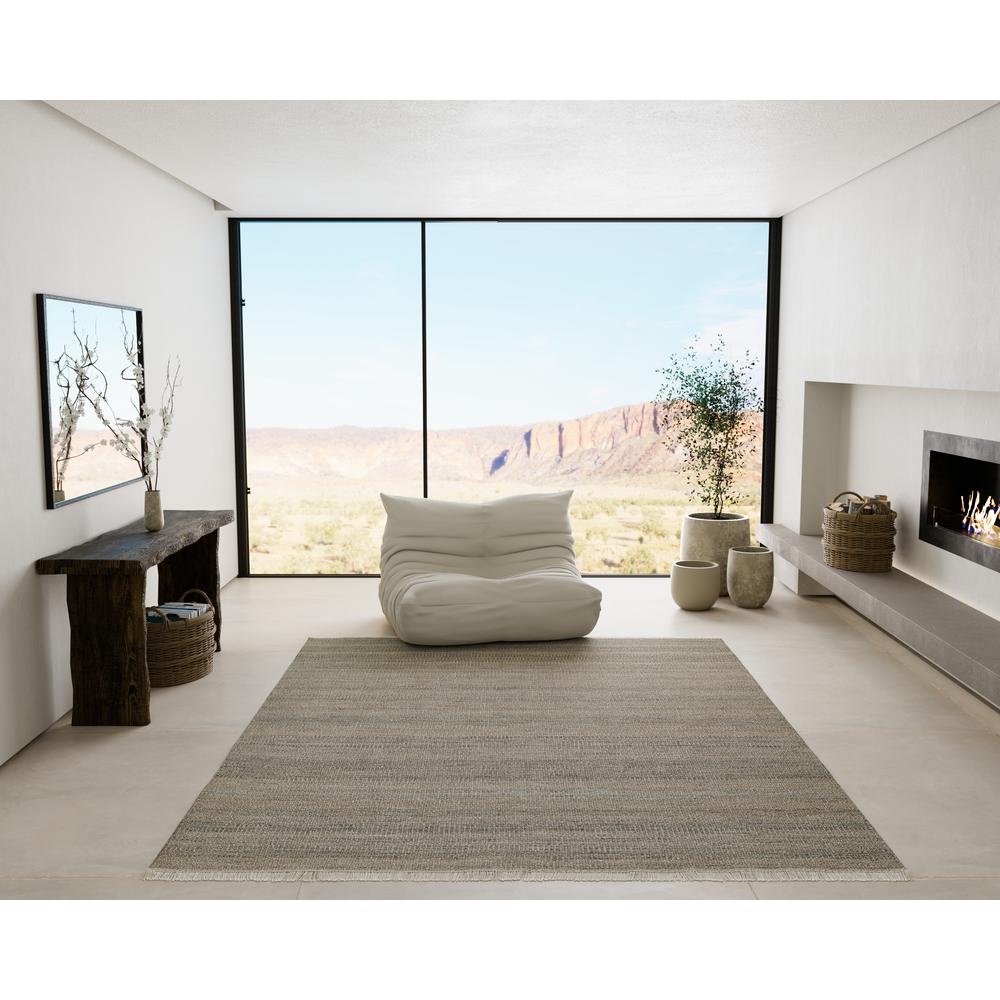 Contemporary Rectangle Area Rug, Grey, 8' X 10'. Picture 16